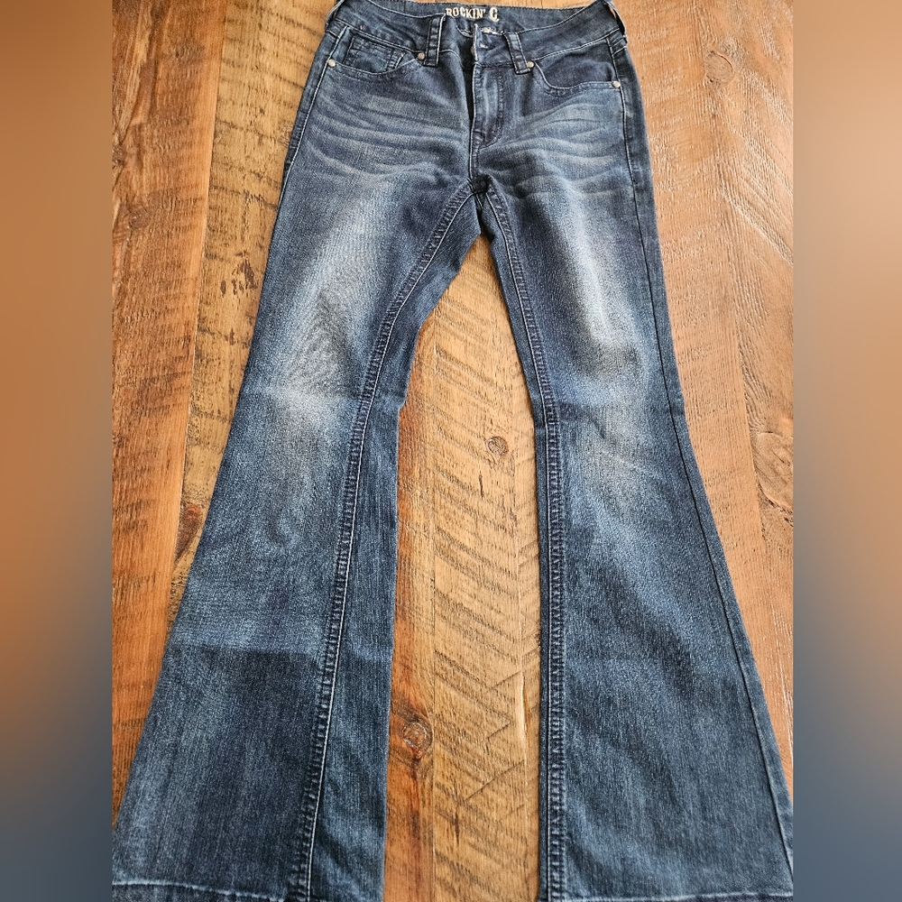 Dark Wash Rockin C jeans size 27